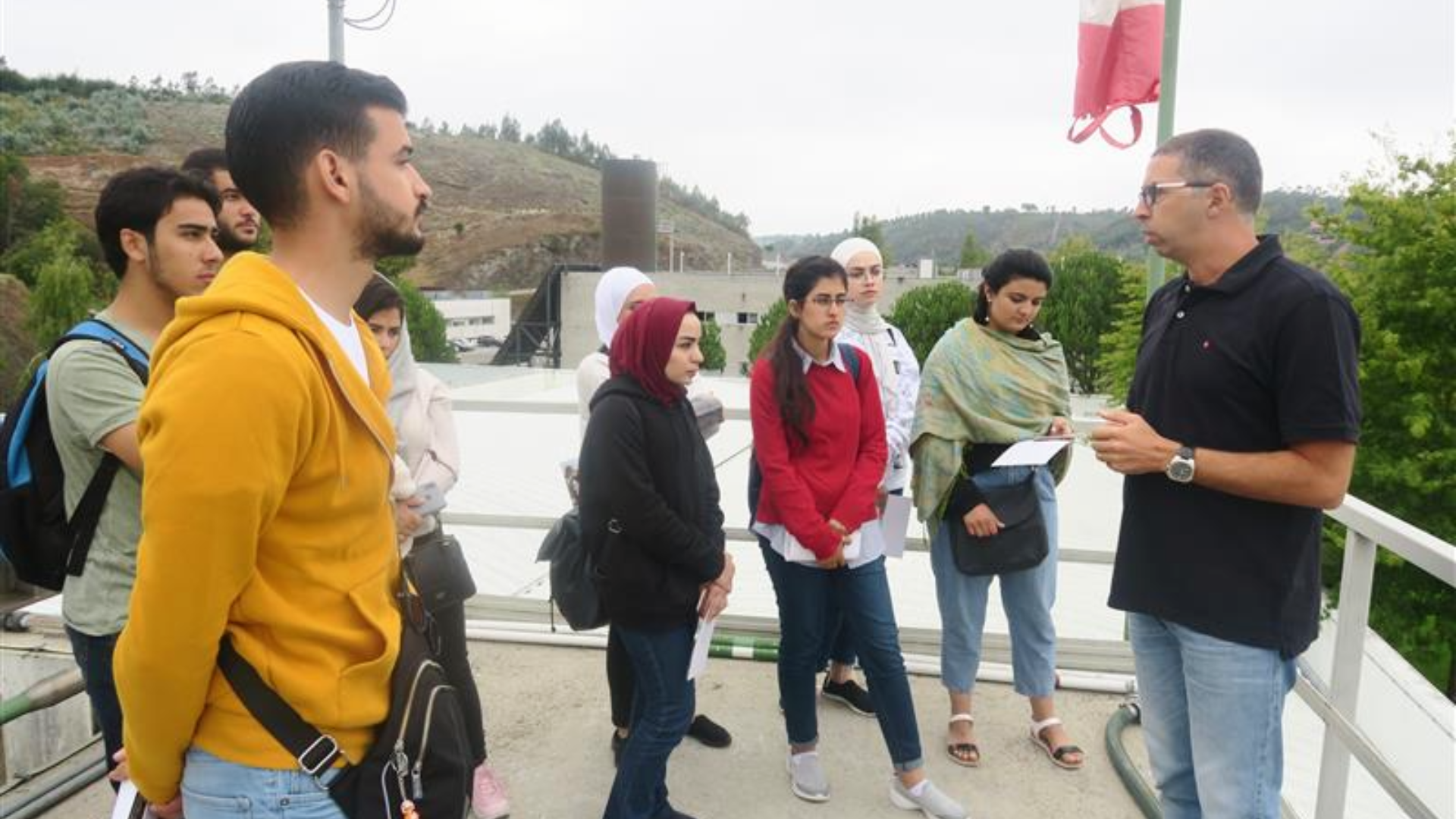 ETA de Lever recebe visita de estudantes jordanos no âmbito do Projeto EGREEN