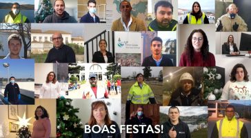 Trabalhadores do Grupo Águas de Portugal juntam-se para desejar Boas Festas