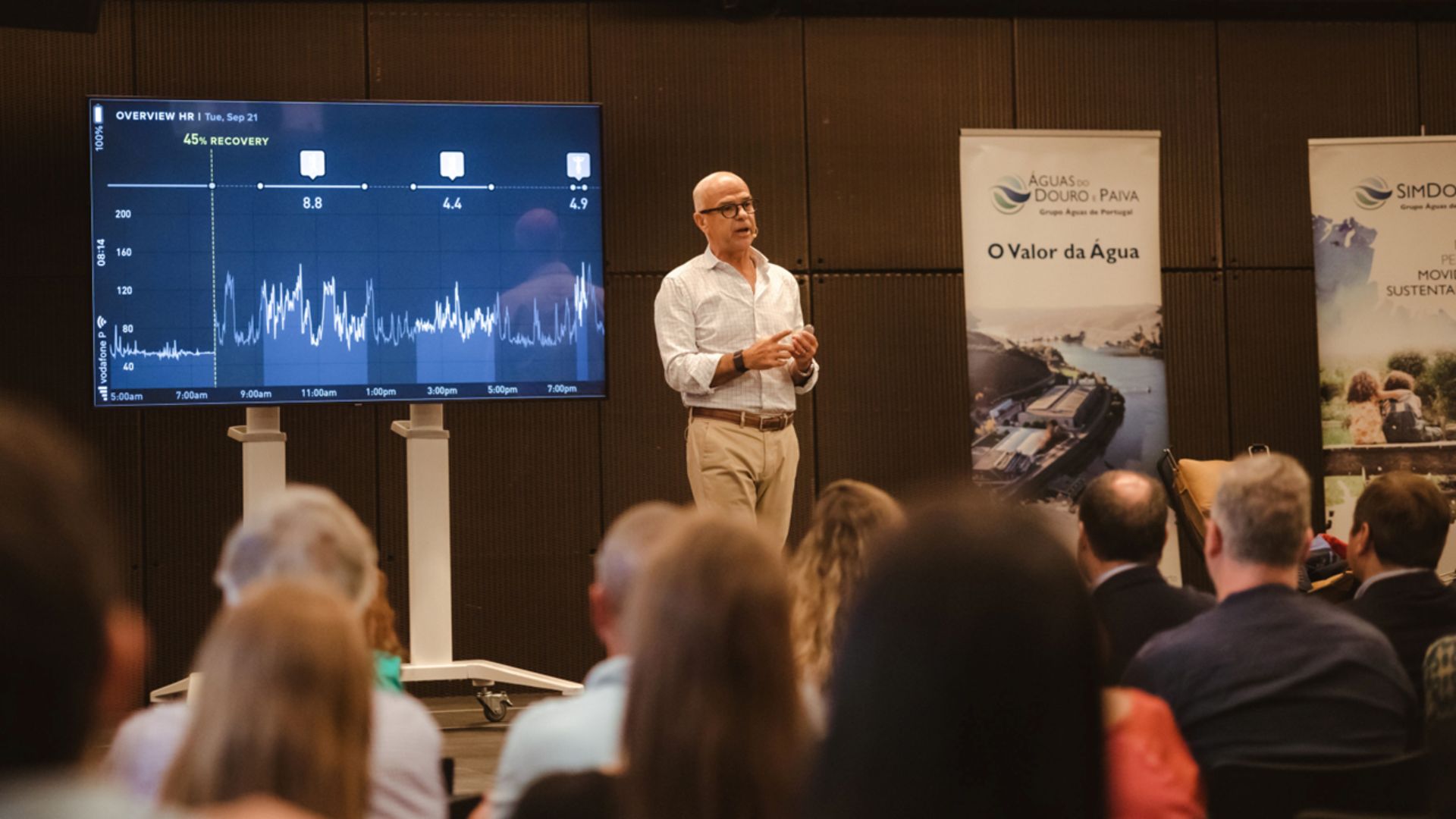 Sessão sobre o impacto do stress e da fadiga na performance e na saúde