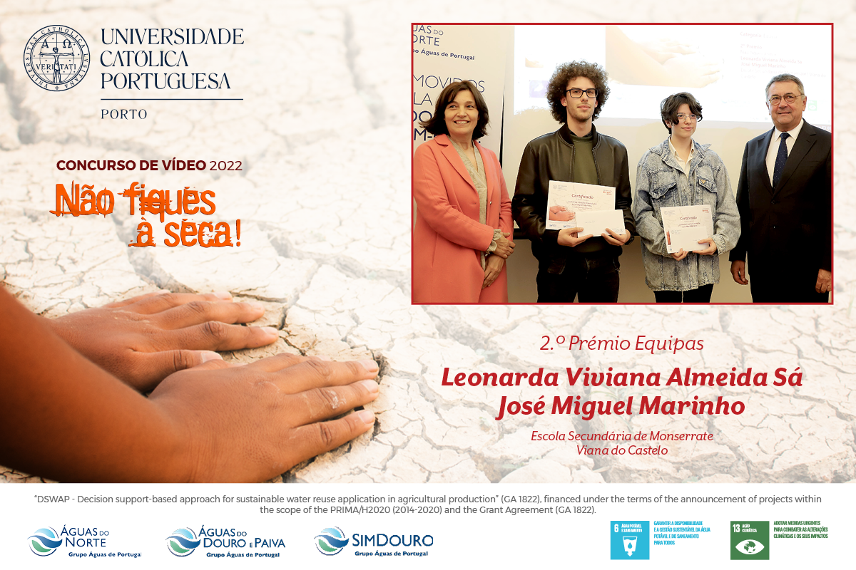 Vencedores do Concurso de Vídeo – Não Fiques à Seca – recebem prémio