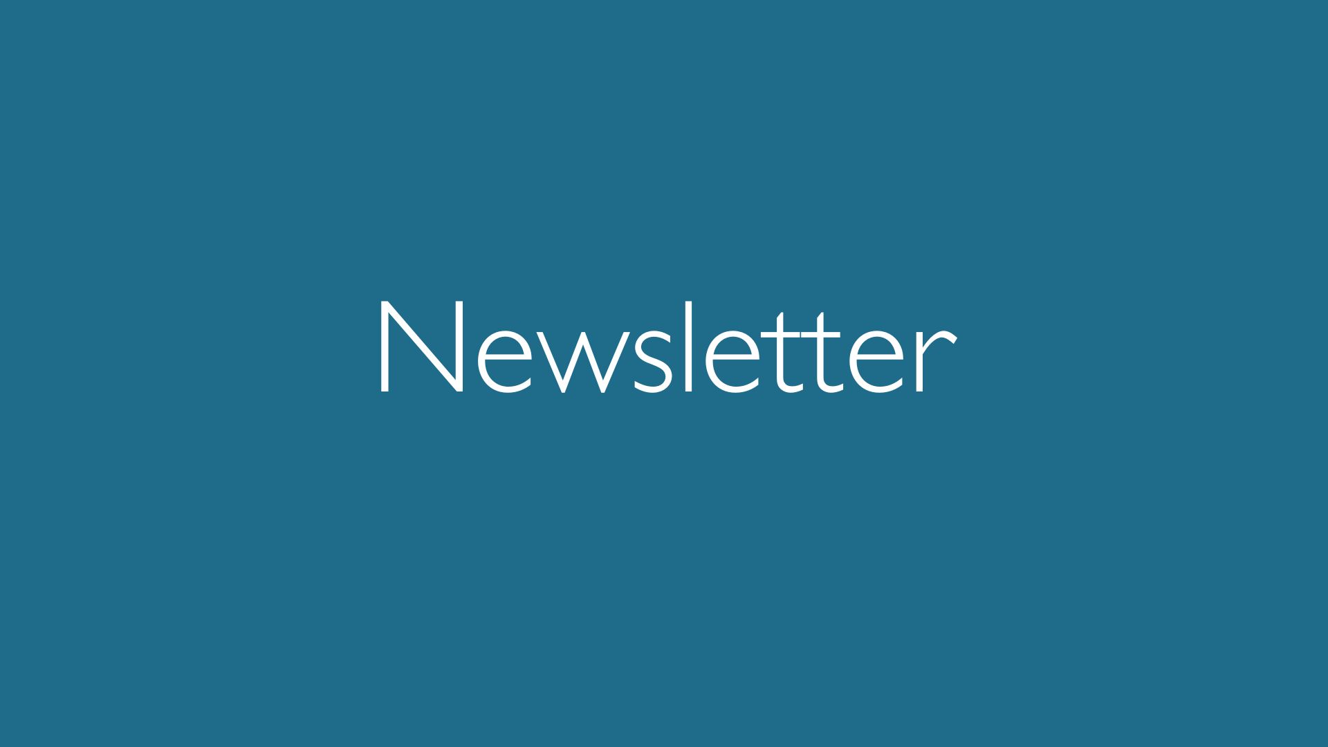 Newsletter #7