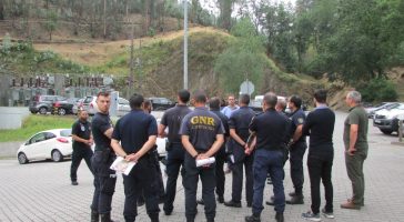 Visita do SEOD do Comando Territorial do Porto da Guarda Nacional Republicana à ETA de Lever