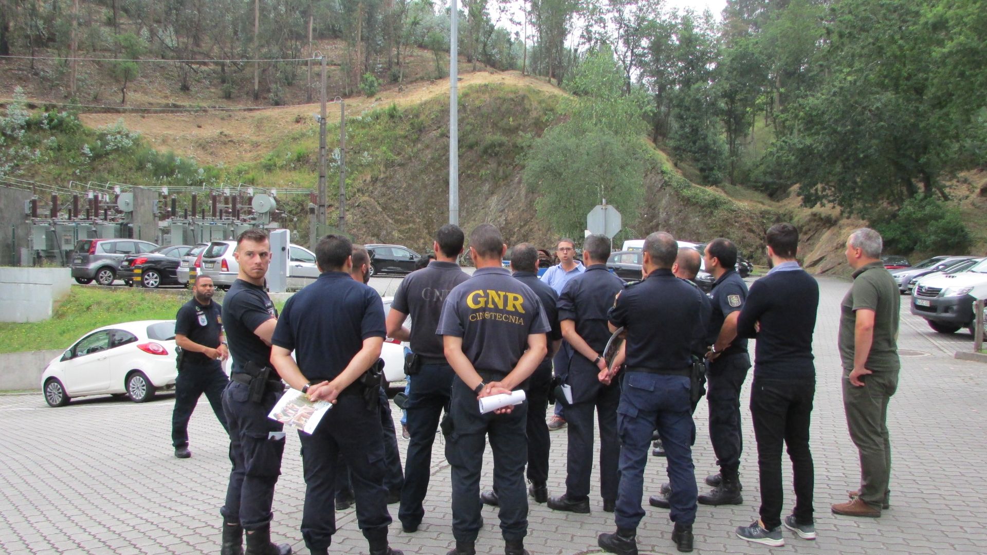 Visita do SEOD do Comando Territorial do Porto da Guarda Nacional Republicana à ETA de Lever