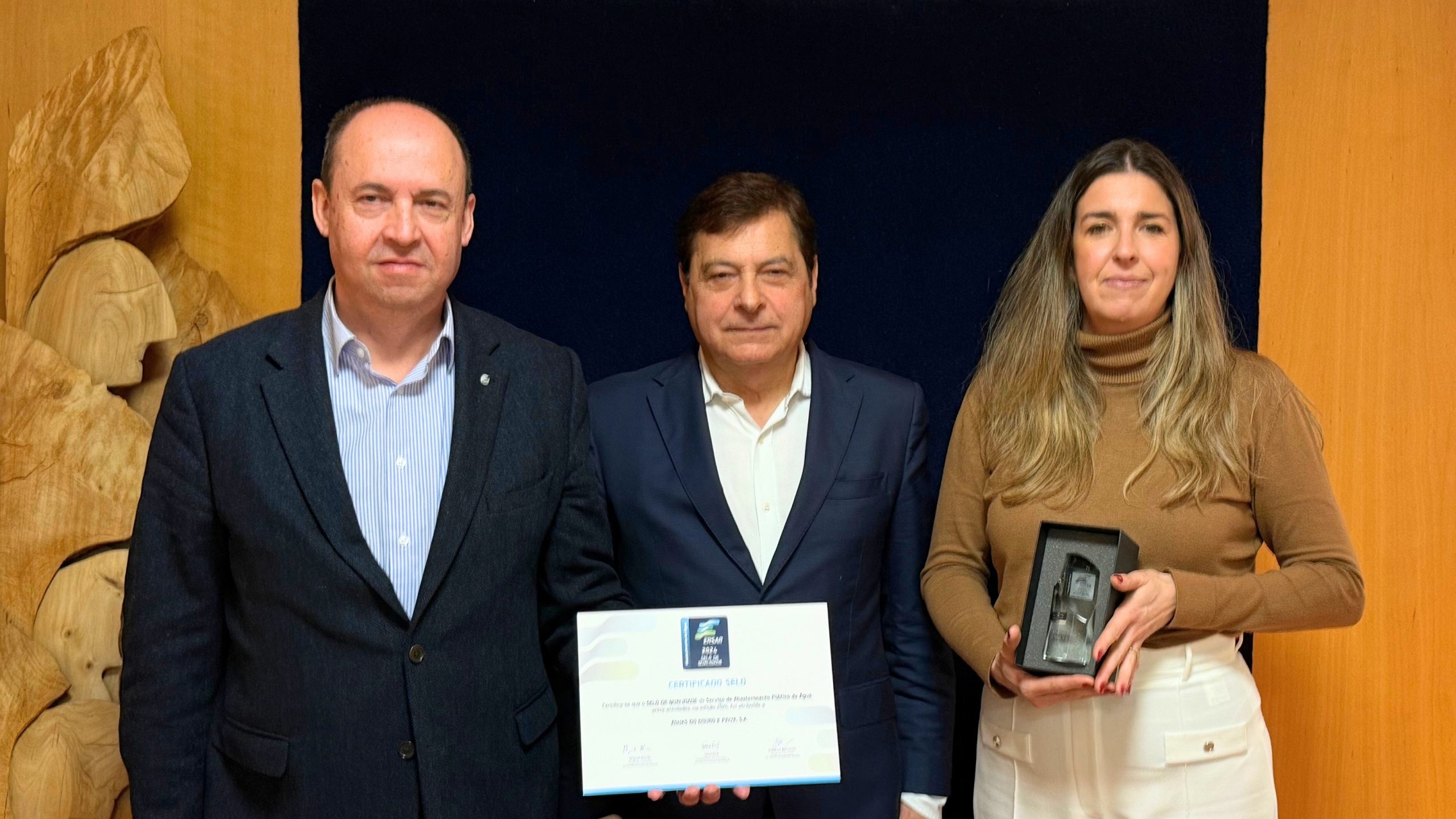 Águas do Douro e Paiva distinguida com Prémio de Excelência e Selo de Qualidade da ERSAR