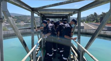 Batalhão de Sapadores Bombeiros do Porto visita a ETA de Lever