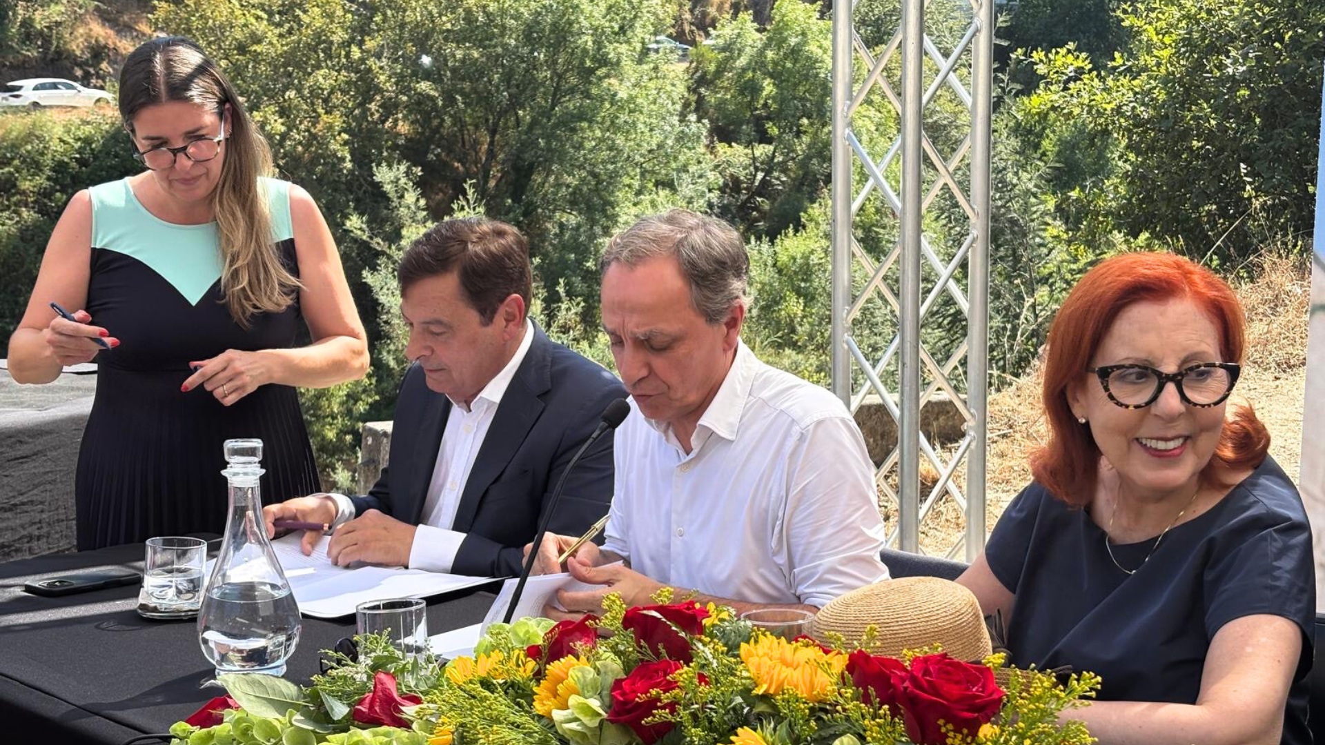 AdDP e APA assinam protocolo para reconstrução da Barragem de Fagilde