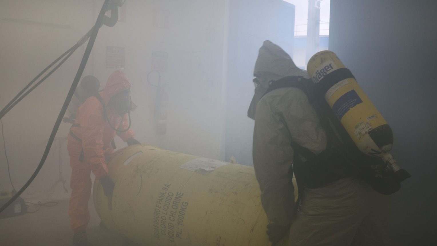 simulacros de fuga de cloro