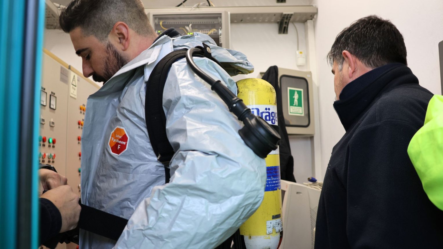 simulacros de fuga de cloro