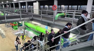 Alunos de Curso Profissional de Técnicos de Análise Laboratorial visitam a ETA de Lever