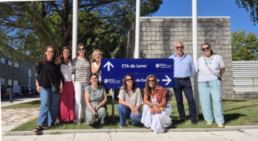 Equipa da Direção Administrativa e Financeira visita ETA de Lever